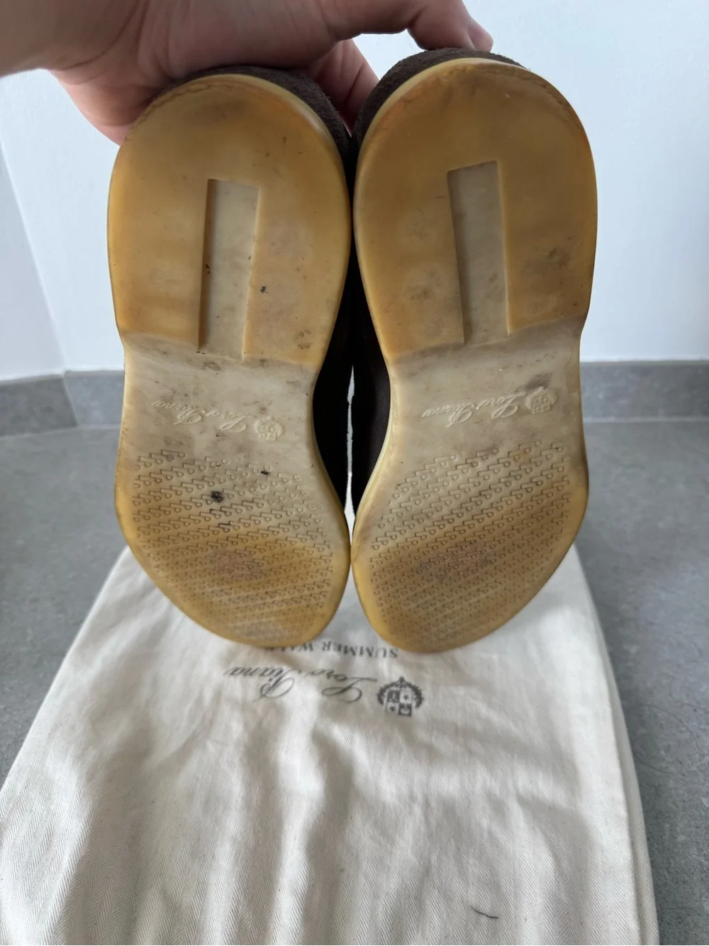 Loro Piana Warm Ash Grey Summer Walk